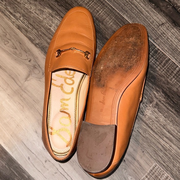 Sam Edelman Loraine Leather Loafers with Horsebit Detail - Saddle Sz 11 - Picture 7 of 7